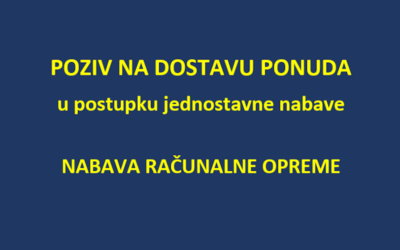 POZIV NA DOSTAVU PONUDA